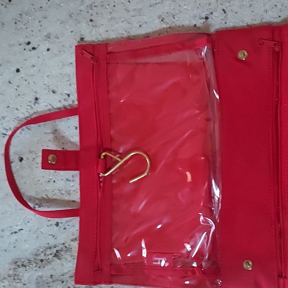 Clarins of Paris Makeup Bags - Lot of 3. 2 Wipe Off Material & 1 BONUS Velvet - Picture 6 of 12